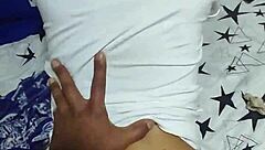 Young teen gently penetrated deep by lover's big cock