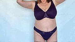 busty mature milf in stockings and heels keeps the passion going