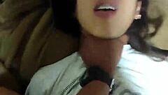 Young teen gently penetrated deep by lover's big cock