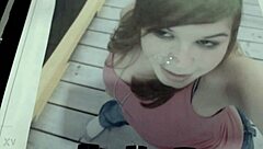 Bold Black Cock Facial Tribute Blasts Argentinian Avril97 Cumshot