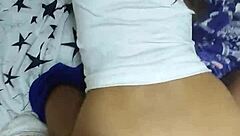 Young teen gently penetrated deep by lover's big cock