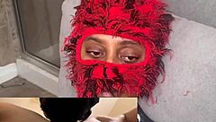 EBONY SQUIRTS EATING WET PUSSY NO MOANING CHALLENGE