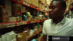 curly latina college girl slurps black cock public