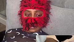 EBONY SQUIRTS EATING WET PUSSY NO MOANING CHALLENGE