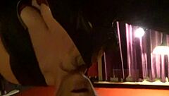 Lady J Grips with Bold Vampire Gloves