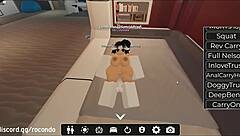 hot bent over doggystyle session with sexy roblox babe