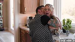 did you see how that big-titted blonde milf deepthroats before kitchen rough fuck?