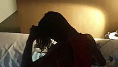 mature tall mistress strips teasing femdom undress power play