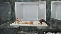 interracial shemale pounds hard, feel it!