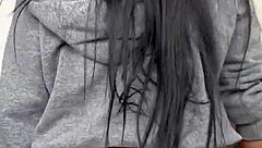 venezolana's hot wake-up ride on thick cock morning style