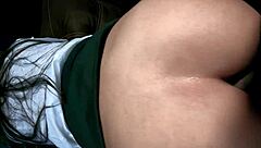 pov student seduces professor with anal fingering and creampie gaping