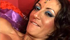 persian princess milf rides cock in lingerie creampie