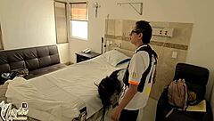 Fucked before butt surgery, nurse catches!