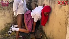 Petite ebony teen backyard pov pussy licking hardcore outdoor sex 🍆💦