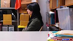 alex harper detained in shop office for theft questioning and resolution