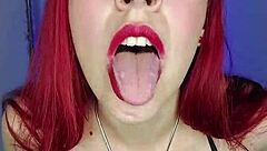 redhead solo begs for your cum while toying wet pussy