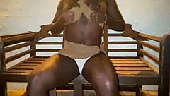 ibiza street flashes her tight pussy