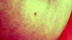 Shaved pussy drips wet in closeup tease!