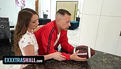 Mi Monroe's Petite Pussy Destroyed by Bd Newman's Monster Cock