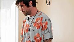 roommate deepthroat titty fuck ball licking saliva swallow cumshot reality