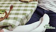 penelope snaps nasty riding her friend's shaved petite pussy wild