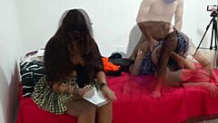 mexican cutie watches curvy neighbor hardcore stranger sex