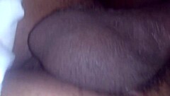 Ebony babe rides daddy's monster black cock tight