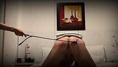 Intense femdom domination crushes submissive in hardcore session