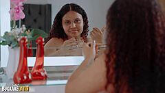 Caro Canela Colombian nympho drenched in massive bukkake cumshots