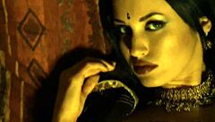 Brunette Babe Strips Naked in Sexy Dance!