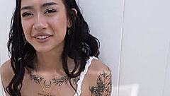 Cai's Notorious Cowgirl Ride Without Panties Big Cock Action