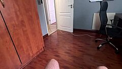 dirty girl talks while deepthroating my cock to double cumshots pov