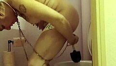 French Milf Slave's Degrading Toilet Licking Self-Session!