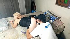 blonde bride drives married fan wild bareback doggystyle big ass