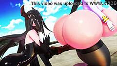 Girl Swells Up Huge Like Balloon In Femdom Play!