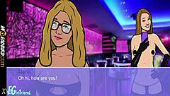 lesbian strippers tear clothes in wild nightclub game