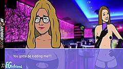 lesbian strippers tear clothes in wild nightclub game