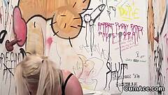 wicked bombshell eats cumswap after centerfold facial