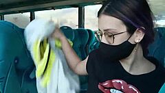 Public bus blowjob creampie pounding, wanna join blakeproductions ride?