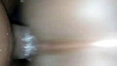 ebony big ass takes black cock from behind deeply