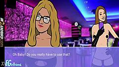 lesbian strippers tear clothes in wild nightclub game