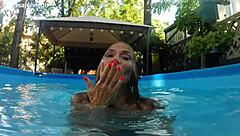 melissa tattoos poolside mermaid brown eyes allure