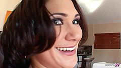 fluffer joins blowbang multiple facial cumshots