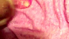 dirty cum floods soaking panties in hot creampie explosion