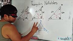 university student learns erotic trigonometry lessons wildly!