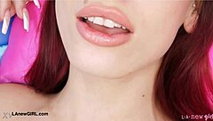 Redhead Model Flaunts Petite MILF Body Ready for Mommy Sex Massage!