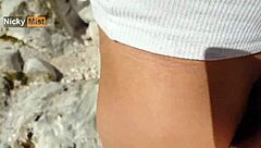 cumming in soaked panties before mountain hike tease