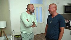 Swinger couples swap wives for choking deepthroat foursome and creampie swallowing!