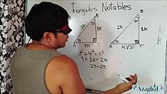 university student learns erotic trigonometry lessons wildly!