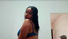 Chubby latina dances funk shaking big tits for camera
